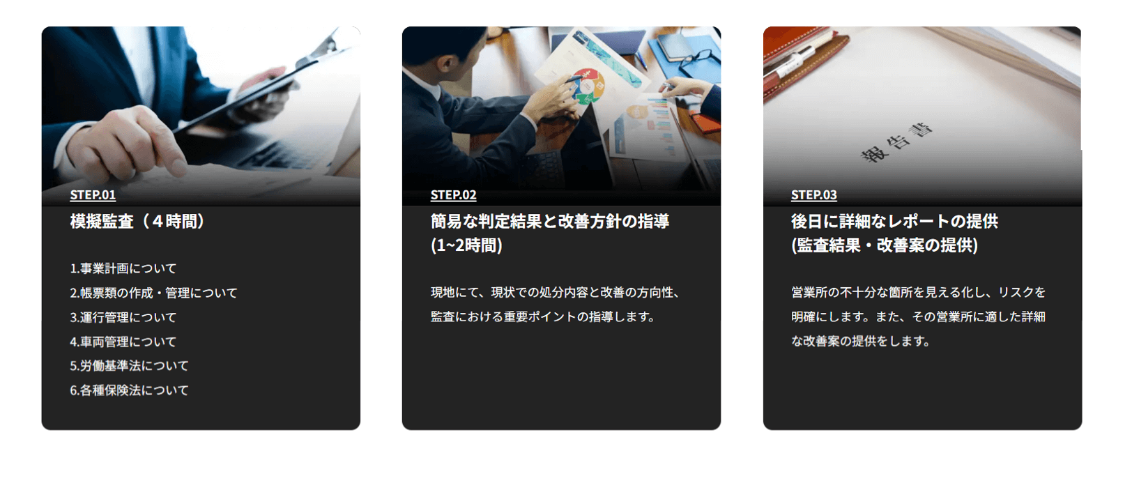 運輸支局模擬監査_模擬監査サービス_船井総研ロジ