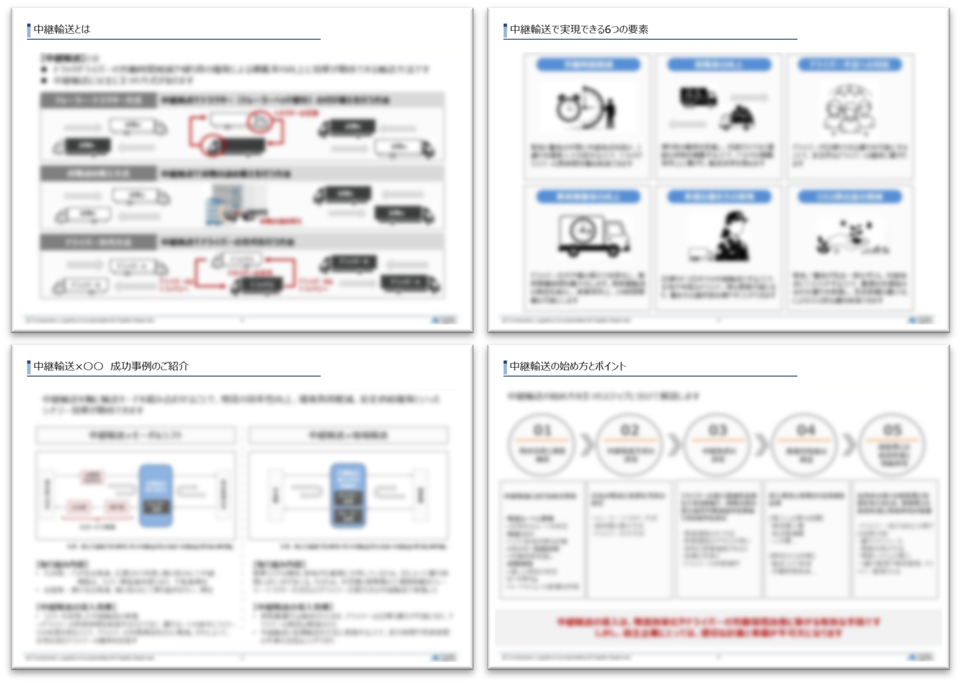 法令順守／ドライバー負担軽減／車両稼働率向上　物流の生産性を劇的に向上させる「中継輸送」基本のき_無料ダウンロード‗船井総研ロジ