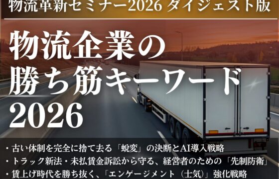 物流企業の 勝ち筋キーワード2026　-物流革新セミナー2026ダイジェスト版-【無料ダウンロード】