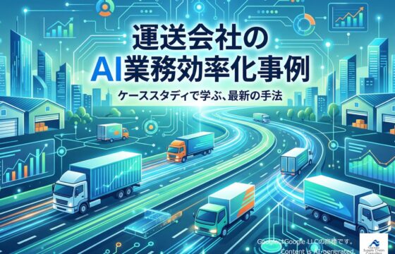 運送会社のAI業務効率化事例　-ケーススタディで学ぶ、最新の手法- 【無料ダウンロード】
